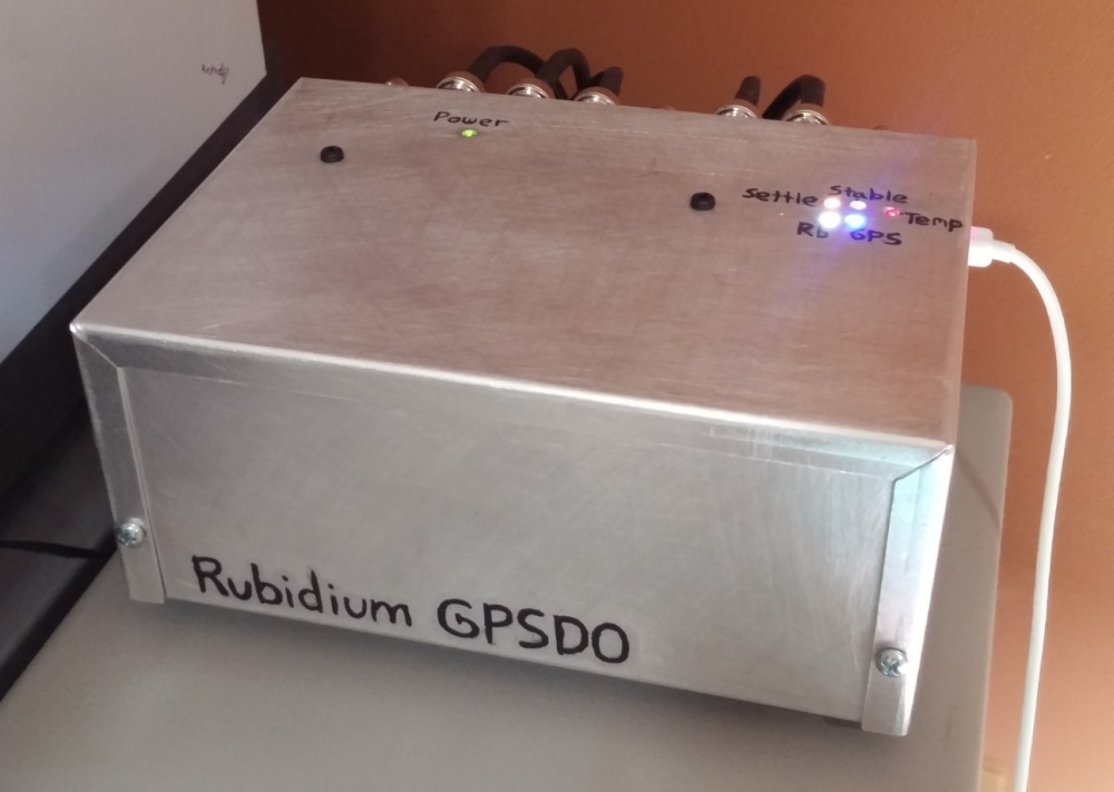 A DIY Rubidium GPSDO precision frequency standard
