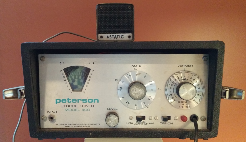 The Peterson Model 400 Tuner, as received